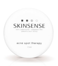 white acne spot therapy product